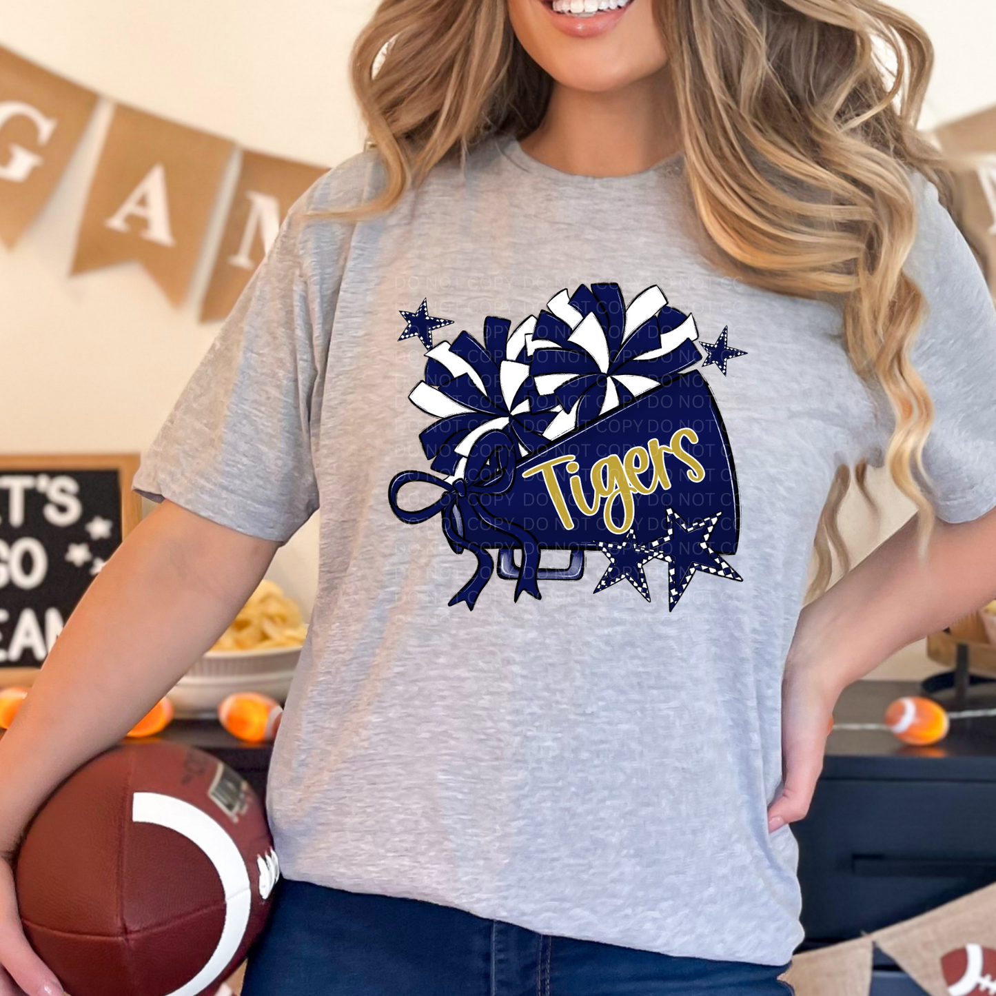 Tigers Megaphone (navy/gold)