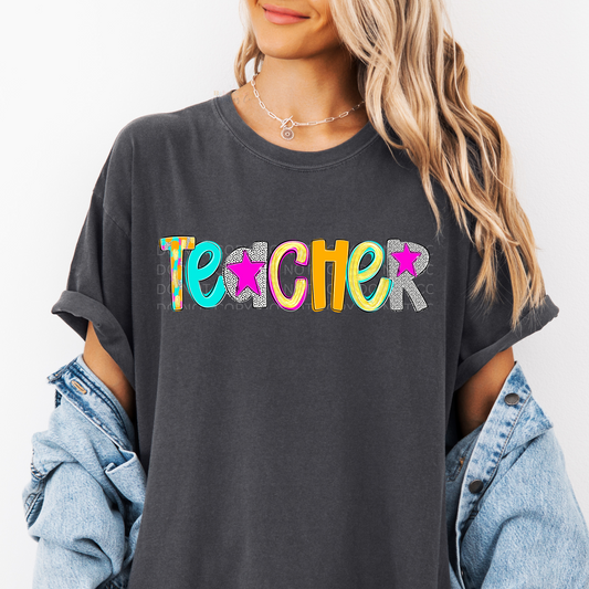 Teacher Starry Fun Font