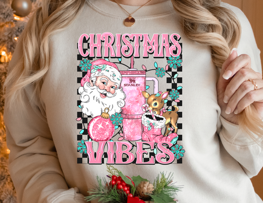 Christmas Vibes (pink)
