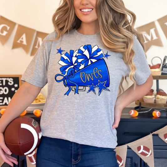 Owls Megaphone (royal/silver)
