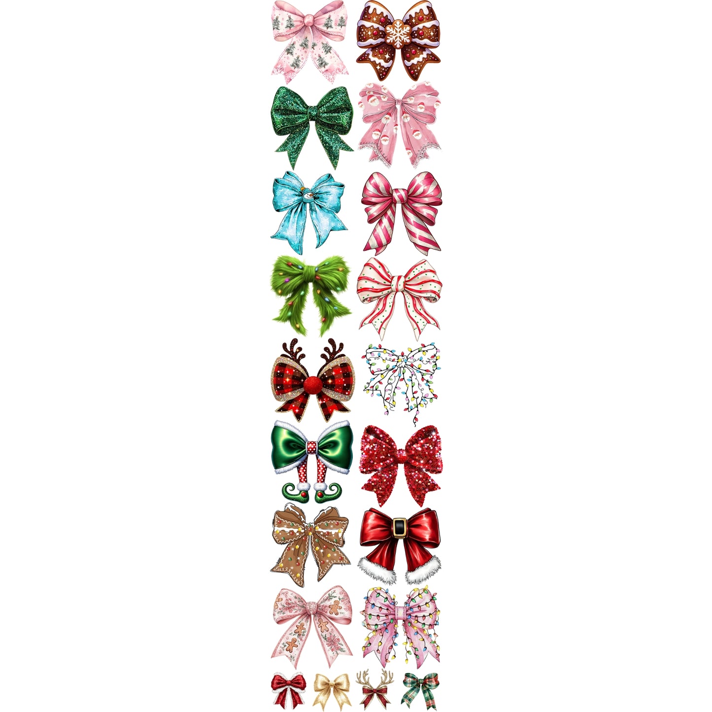 Christmas Bows 22x96