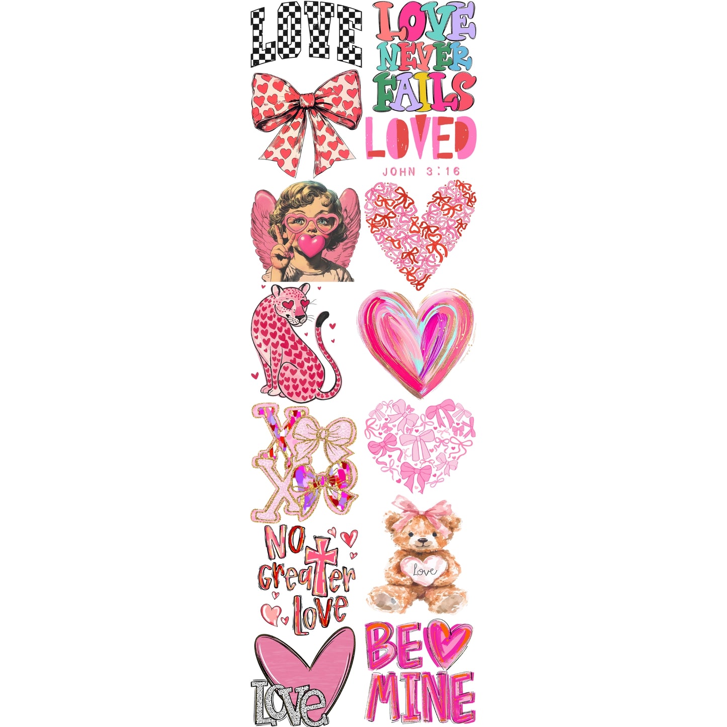 Vday Premade Gang Sheet (22x72)