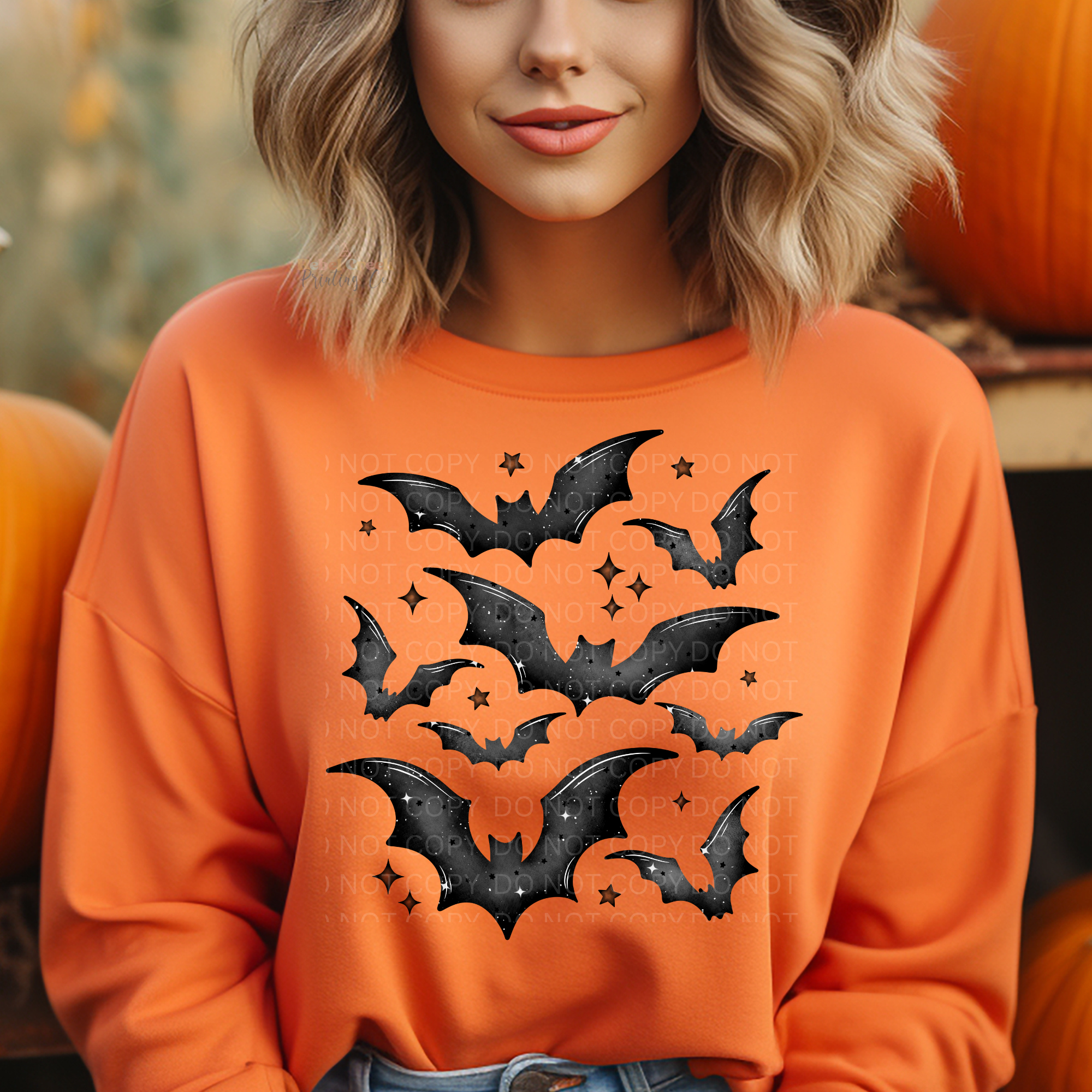 Bat Cluster (black) – Rebel Creek Printing