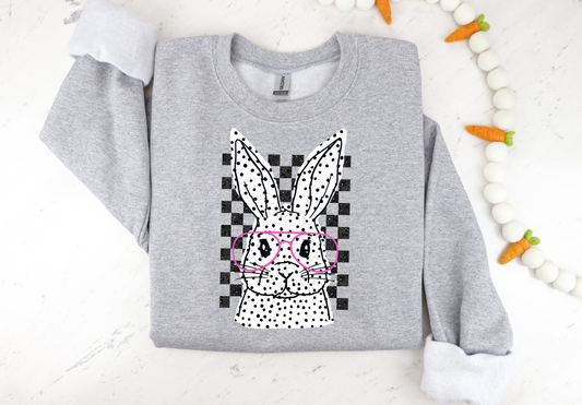 Dotted Bunny Checkered