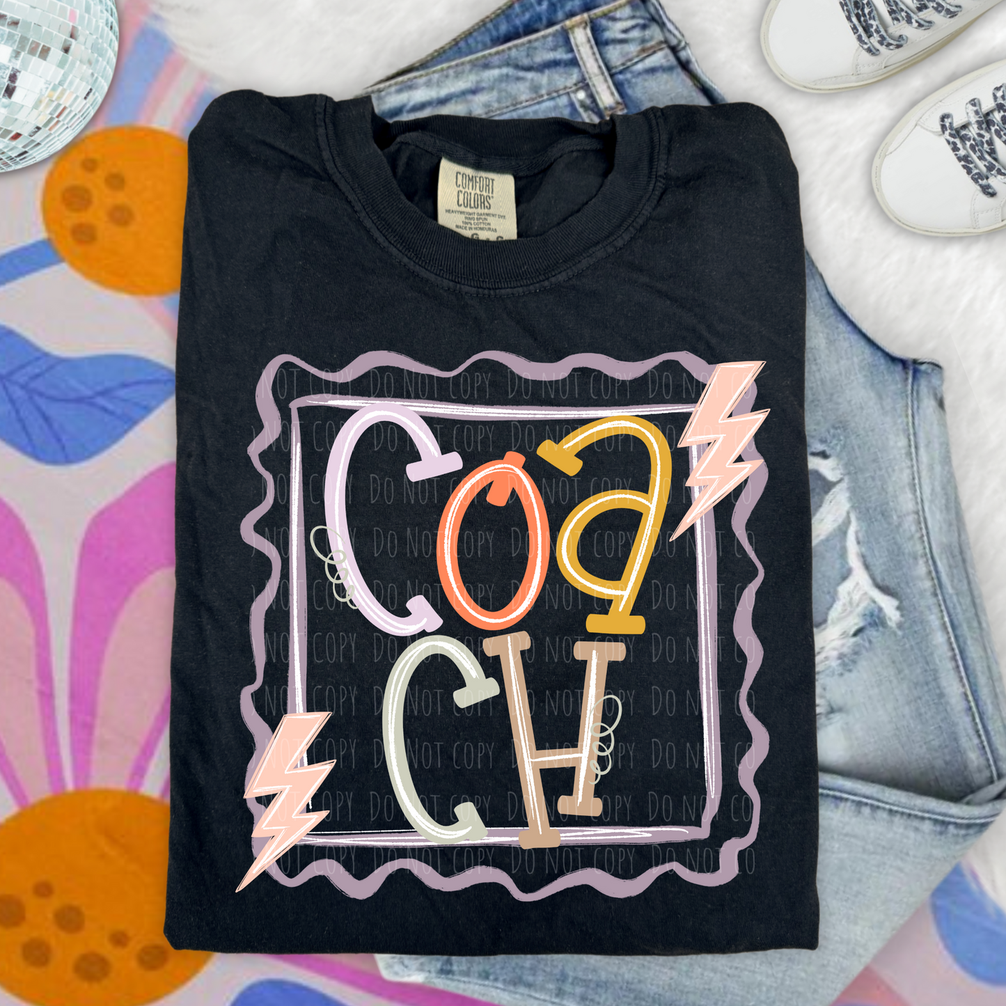 Coach Lightning Squiggly Frame