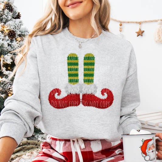 Faux Yarn Elf Feet