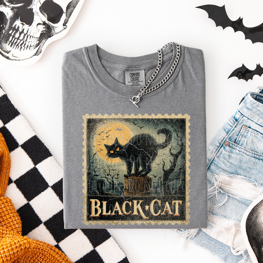 Black Cat Stamp