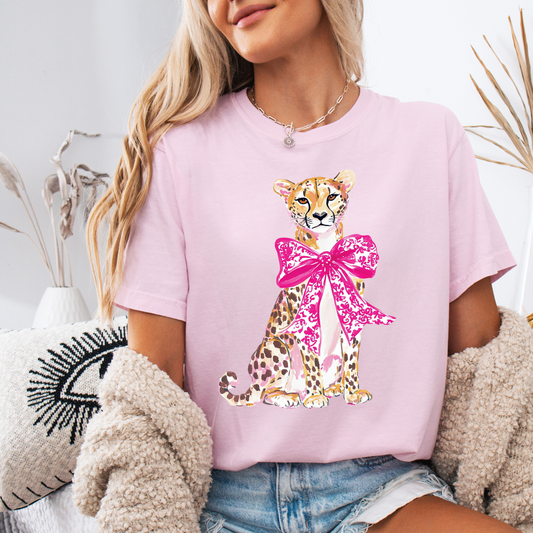 Cheetah Pink Bow