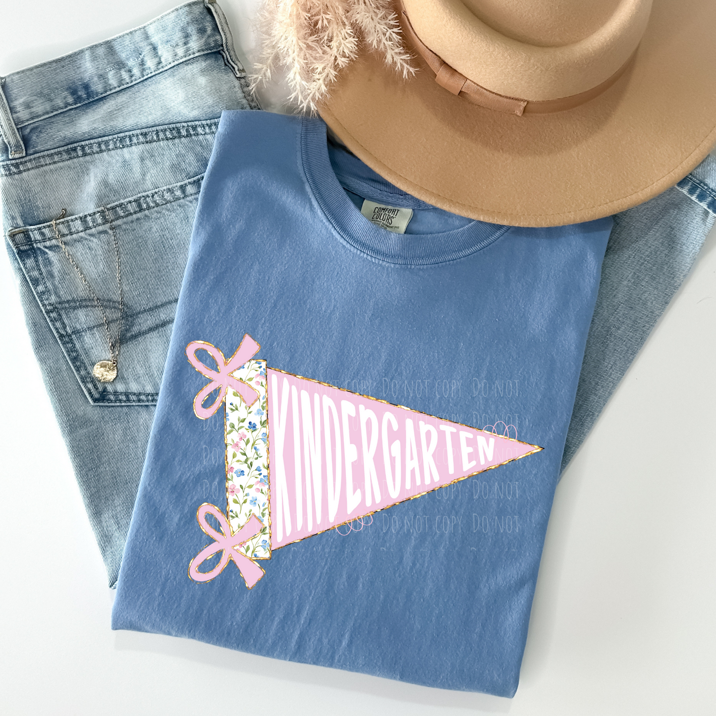 Kindergarten Floral Pennant
