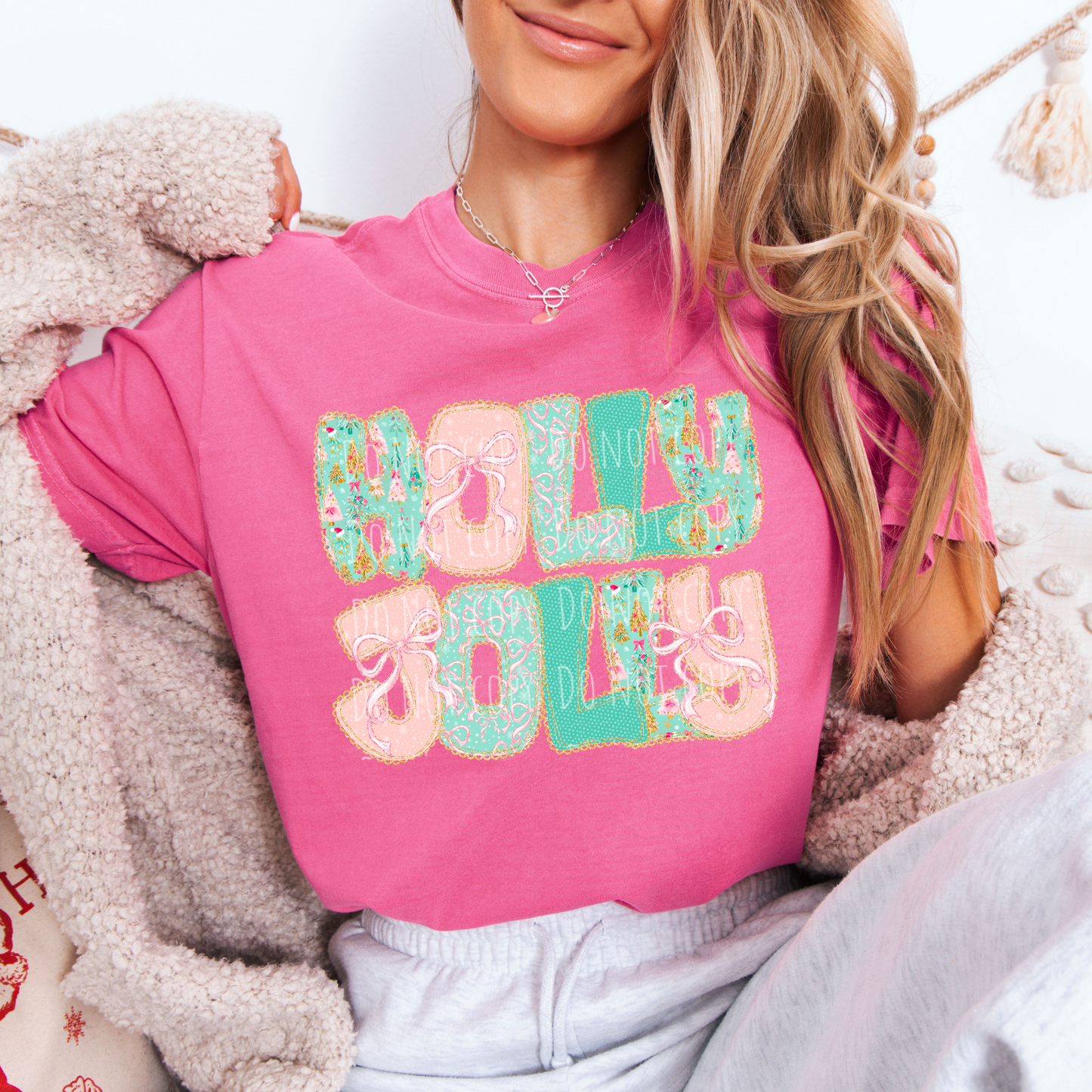 Preppy Coquette Holly Jolly