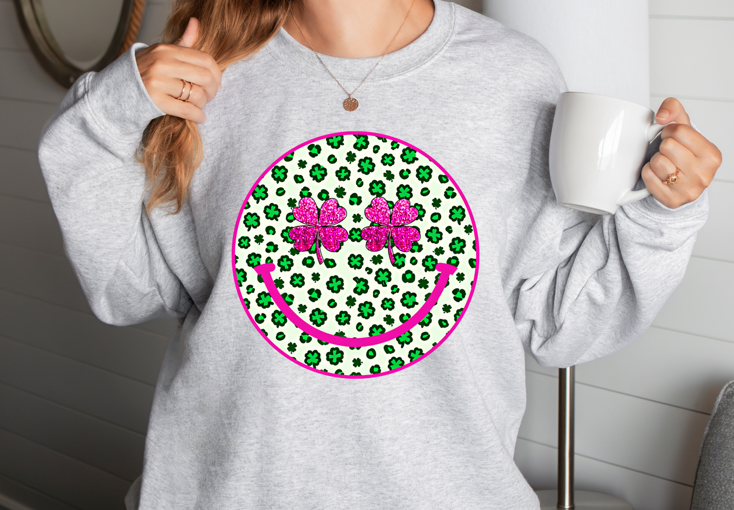 Leopard Shamrock Smiley