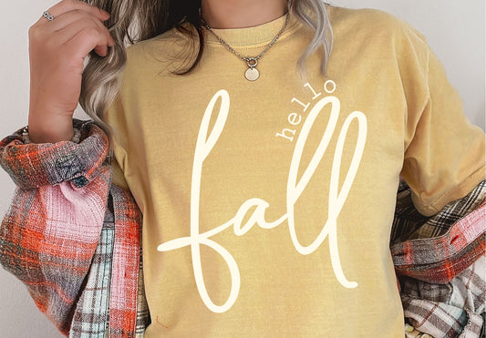 Hello Fall (white)