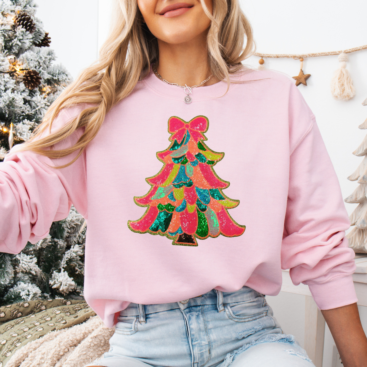 Coquette Color Tree REAL Sequin Patch