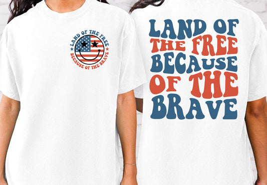 Land Of The Free (front and back)