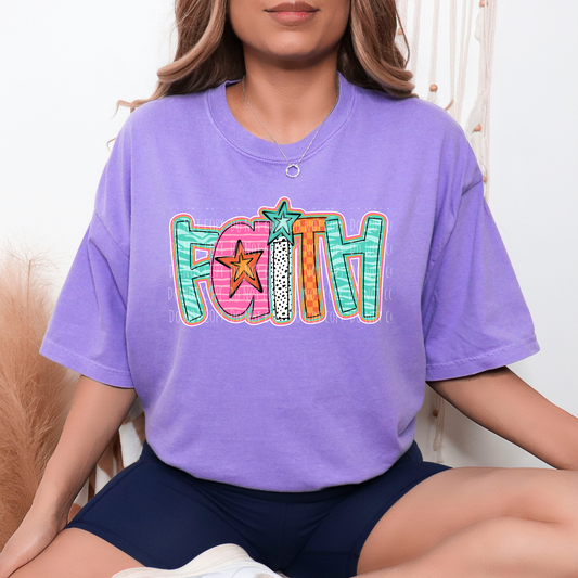 Faith Funky Colorful Font