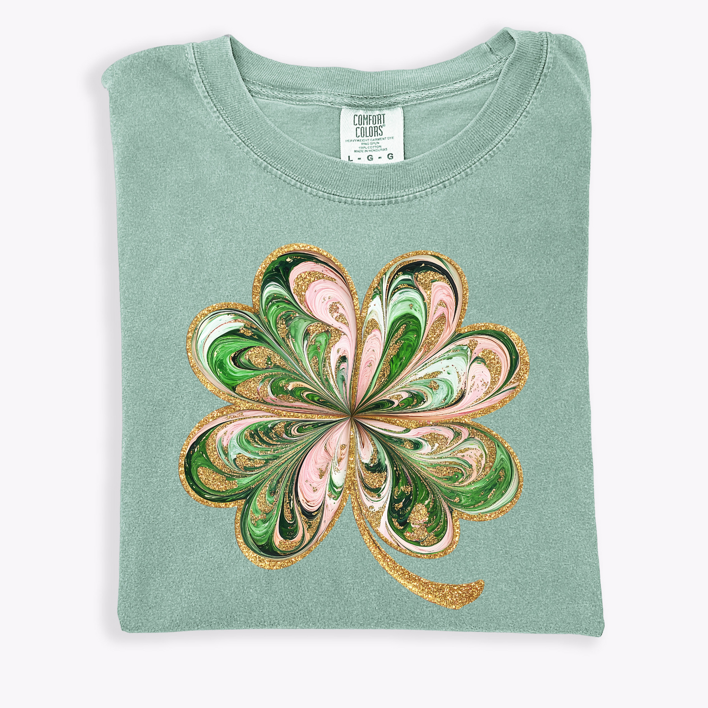 Brushstroke Shamrock Swirl