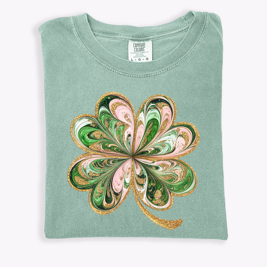 Brushstroke Shamrock Swirl