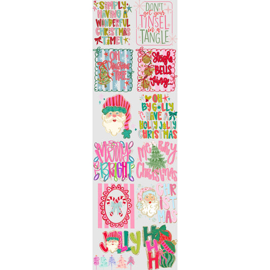 Doodle Christmas Premade 72 Inch