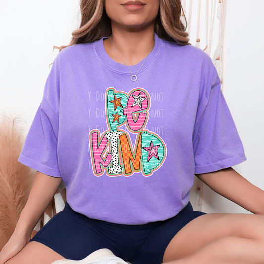 Be Kind Funky Colorful Font