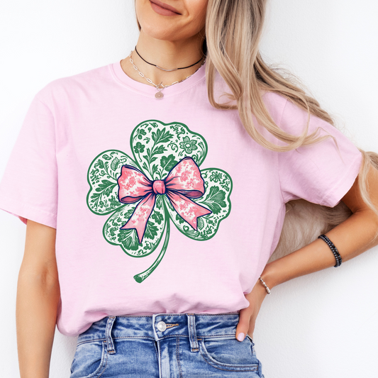 Shamrock Pink Bow