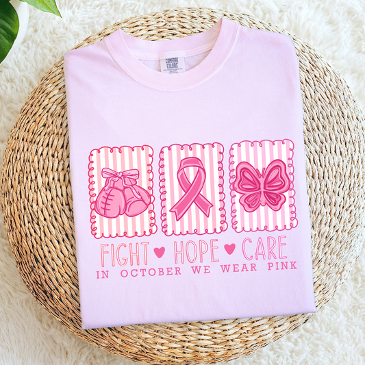 Fight Hope Care Frames