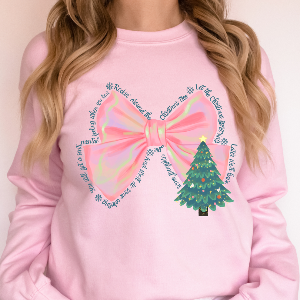 Rockin Around The Christmas Tree Bow Rebel Creek Printing