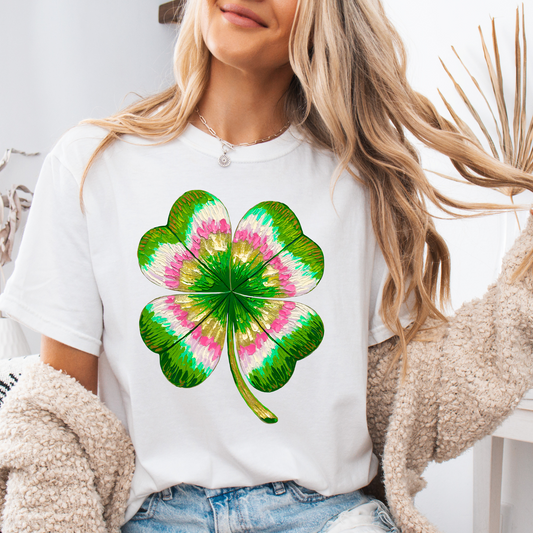 Tie Dyed Shamrock