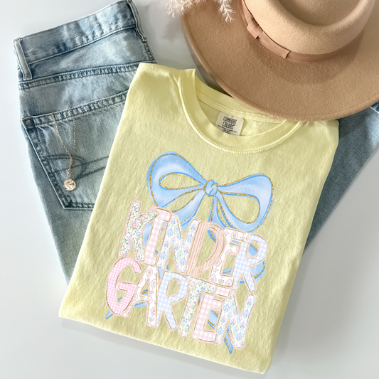 Kindergarten Grand Millennial Bow