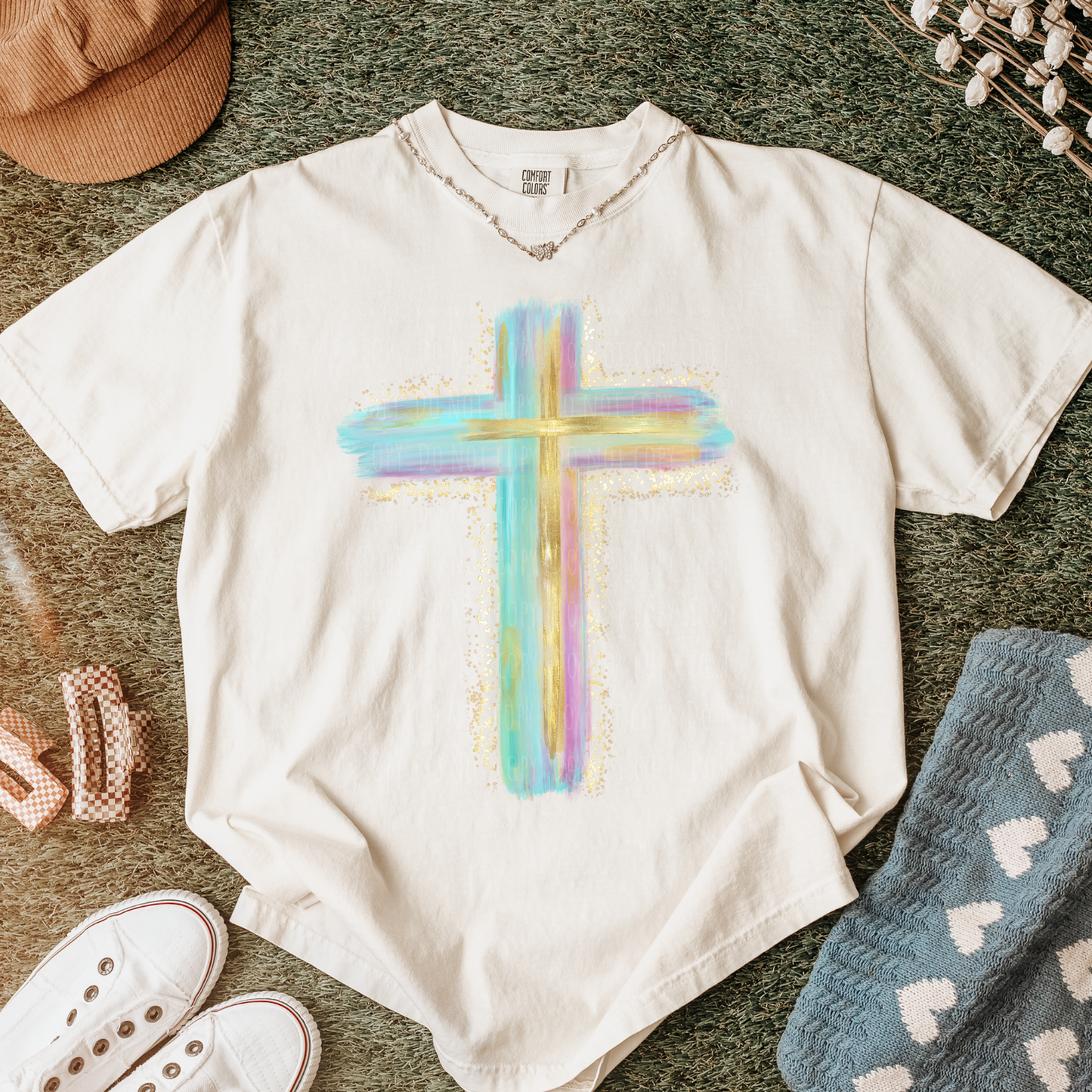 Watercolor Cross