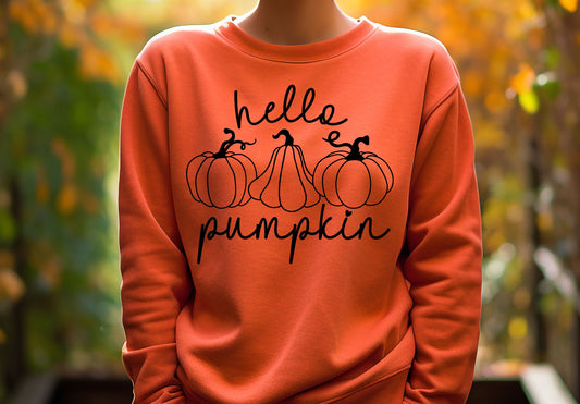 Hello Pumpkin Trio (black)