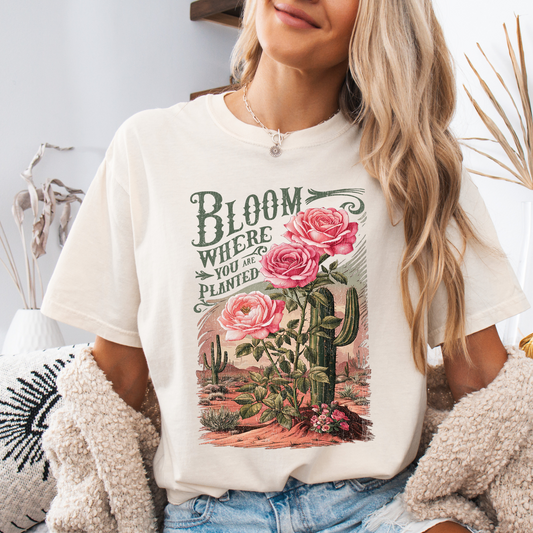 Bloom Where You Are Planted (green)