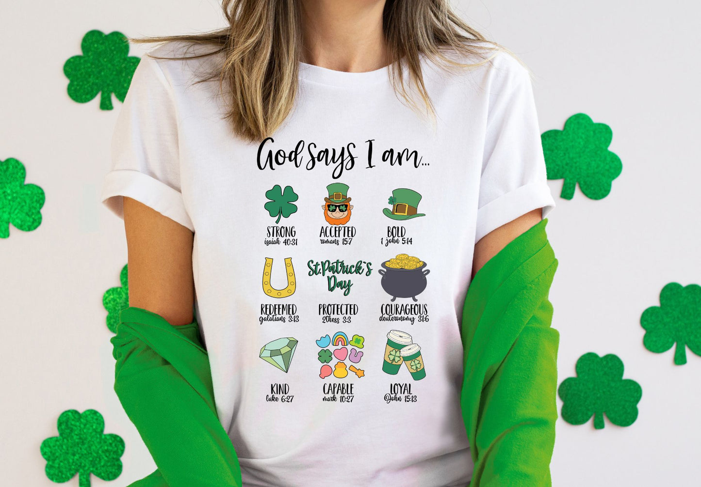 God Says I Am St Patty Theme