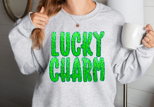 Lucky Charm Faux Sequin