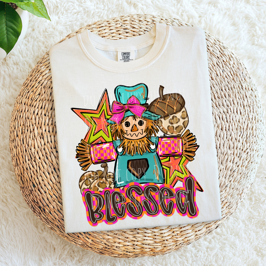 Blessed Hand Drawn Scarecrow