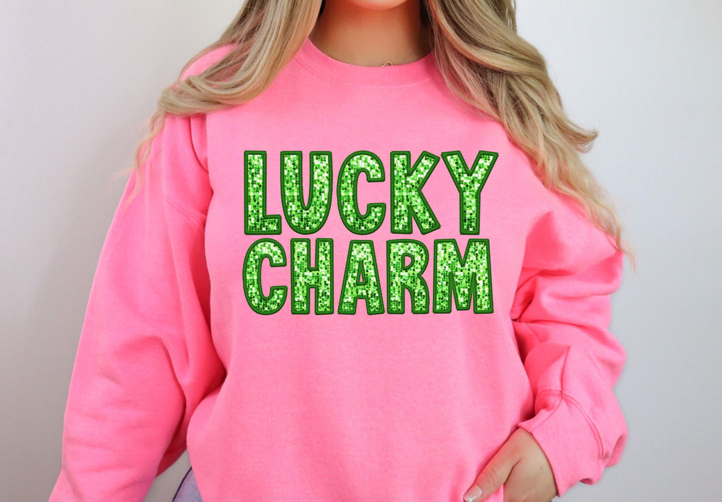 Lucky Charm Faux Sequin