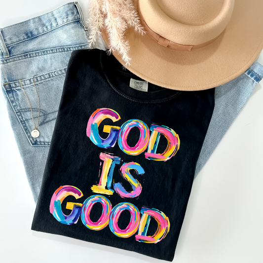 God Is Good Brushstroke