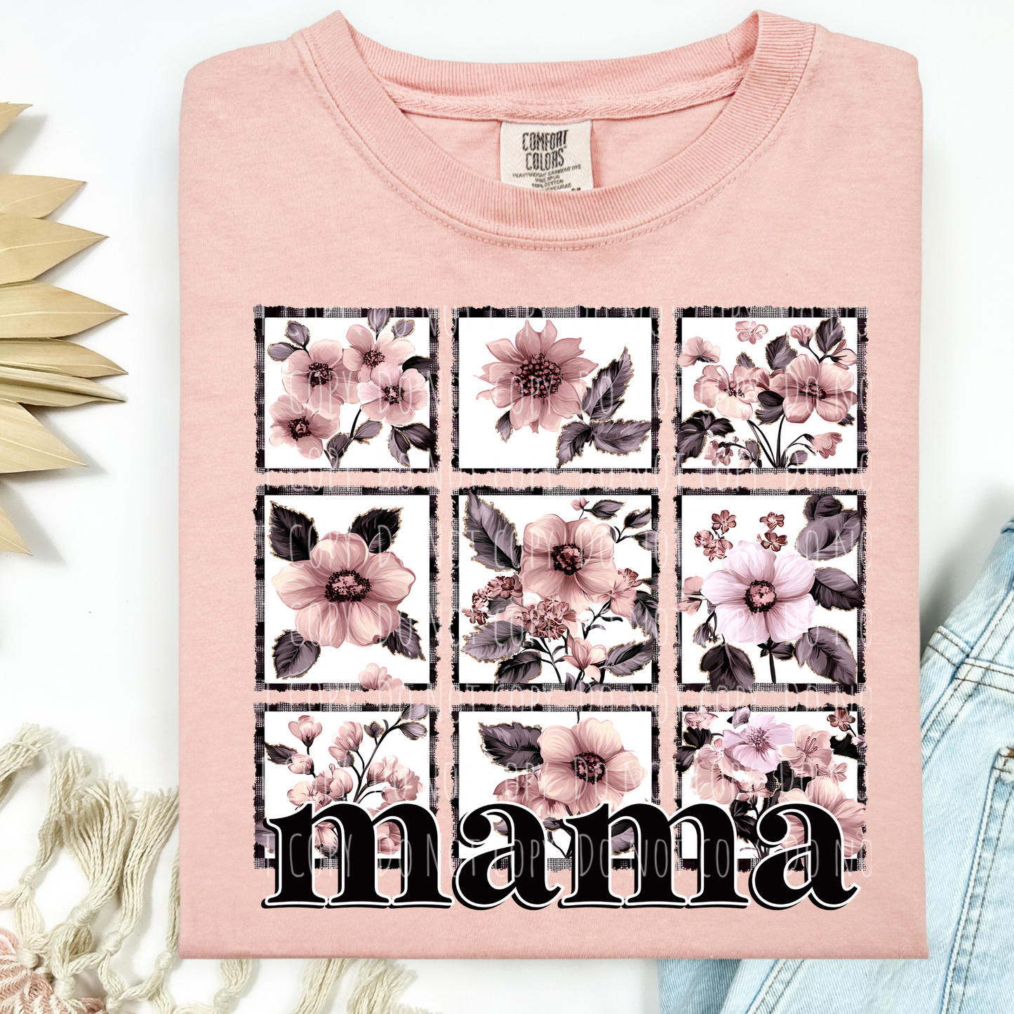 Mama Floral Squares