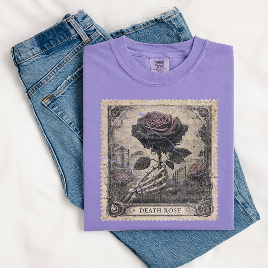 Death Rose Stamp