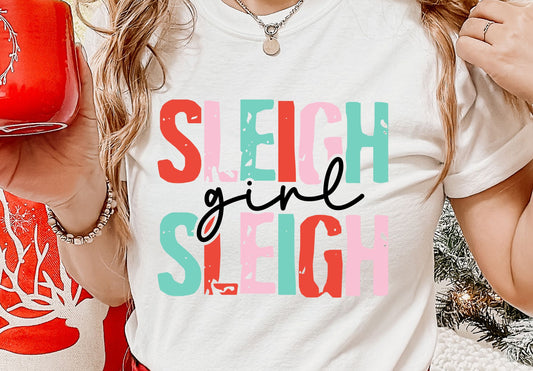 Sleigh Girl Sleigh (colorful)