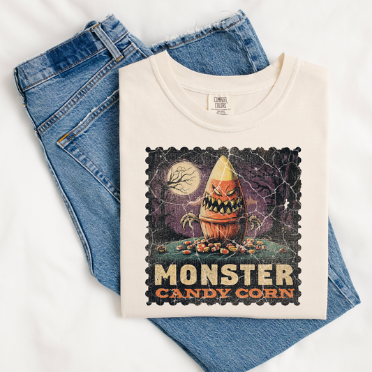 Monster Candy Corn Stamp