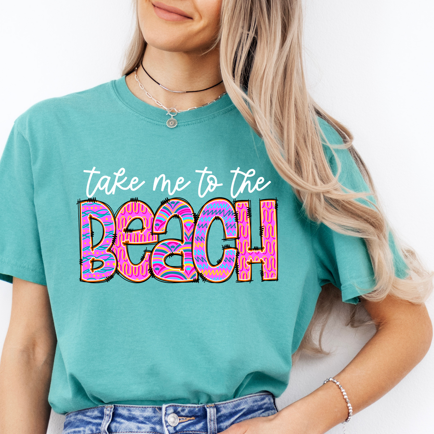 Take Me To The Beach (white)