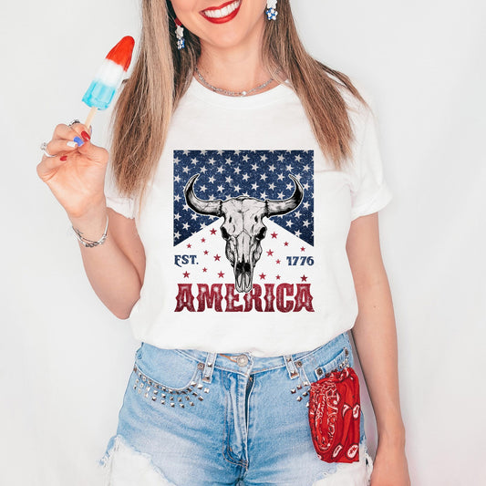 America Bull Skull