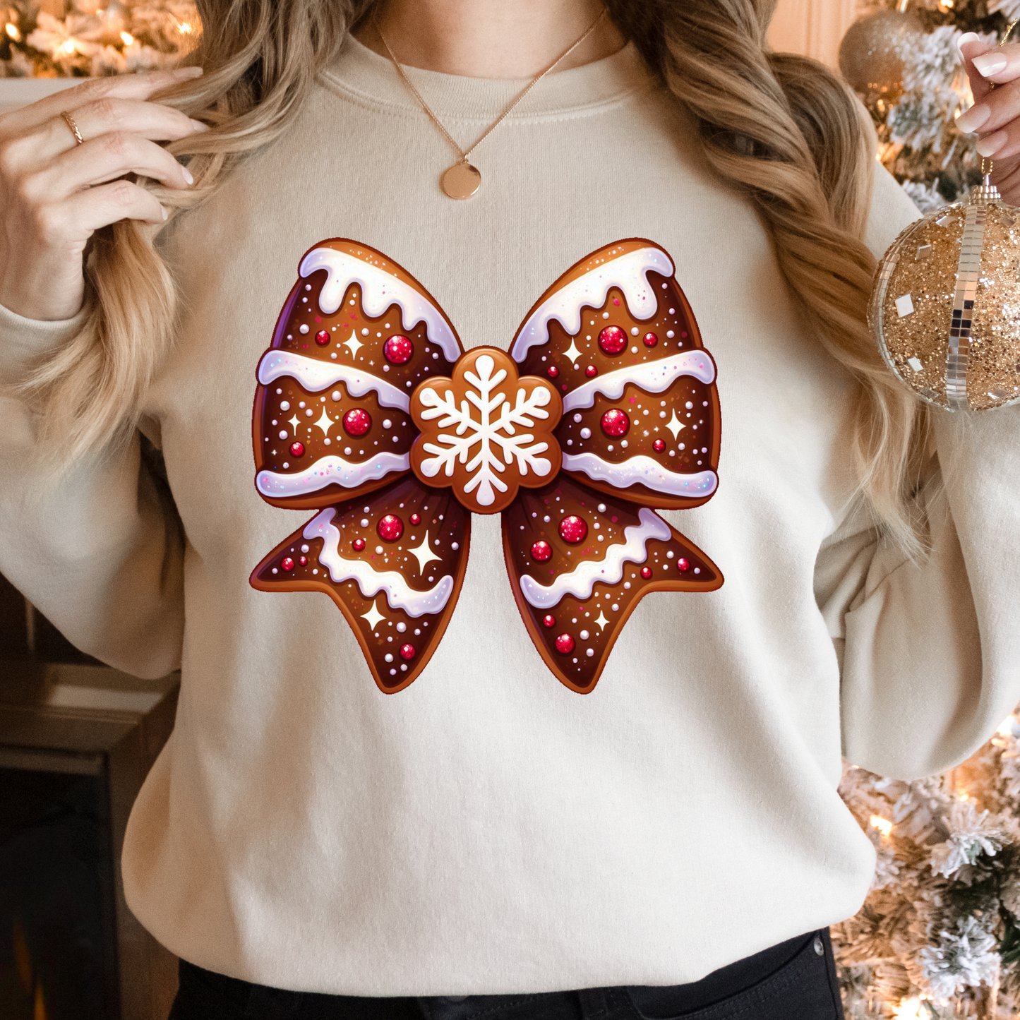 Gingerbread Cookie Bow