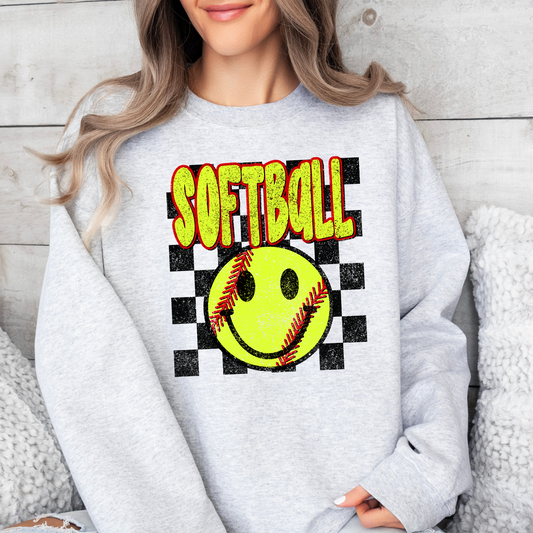 Softball Checkered