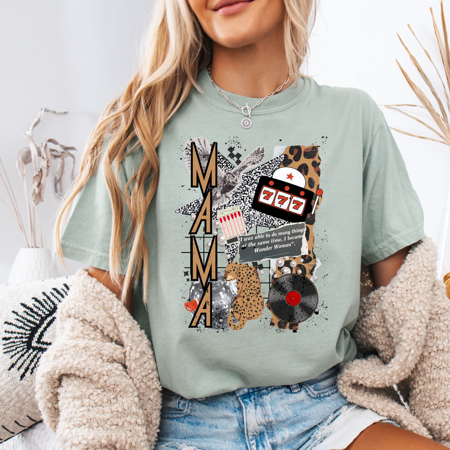 Mama Leopard Collage