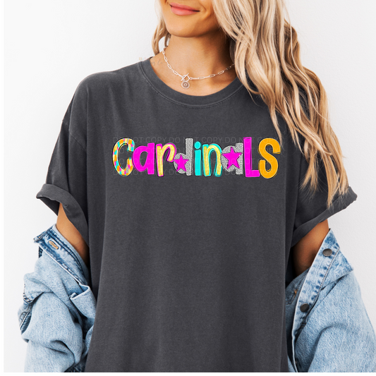 Cardinals Starry Fun Font