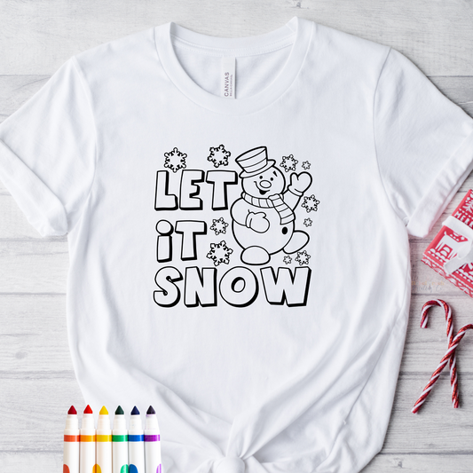 Let It Snow Coloring