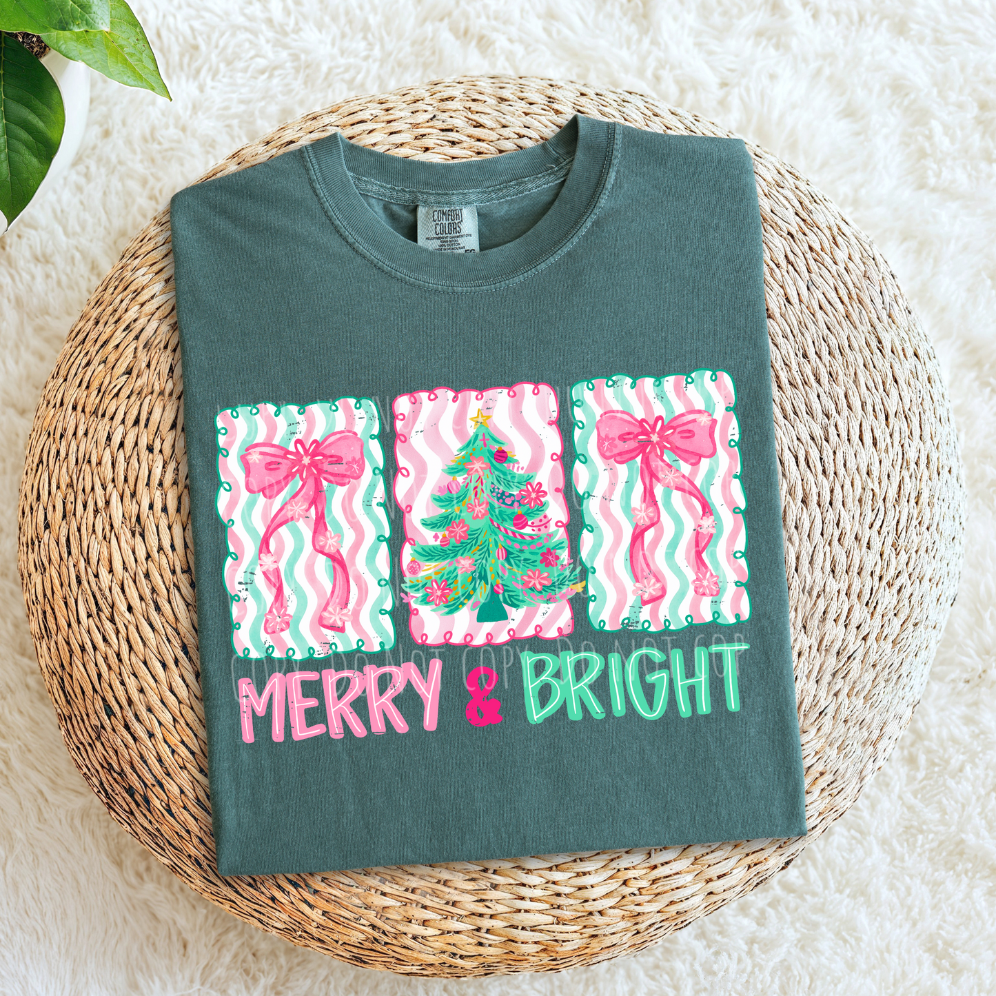 Merry and Bright Striped Frames