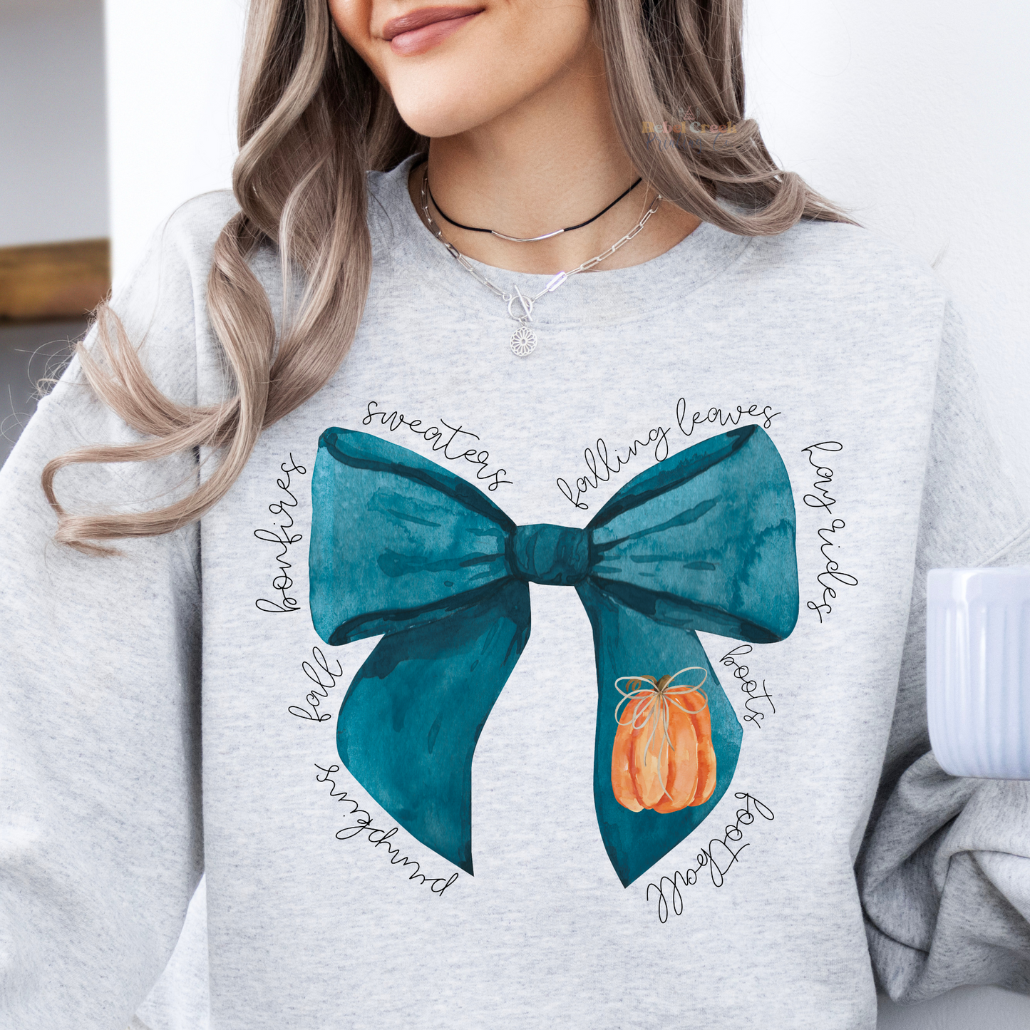 Teal Pumpkin Bow