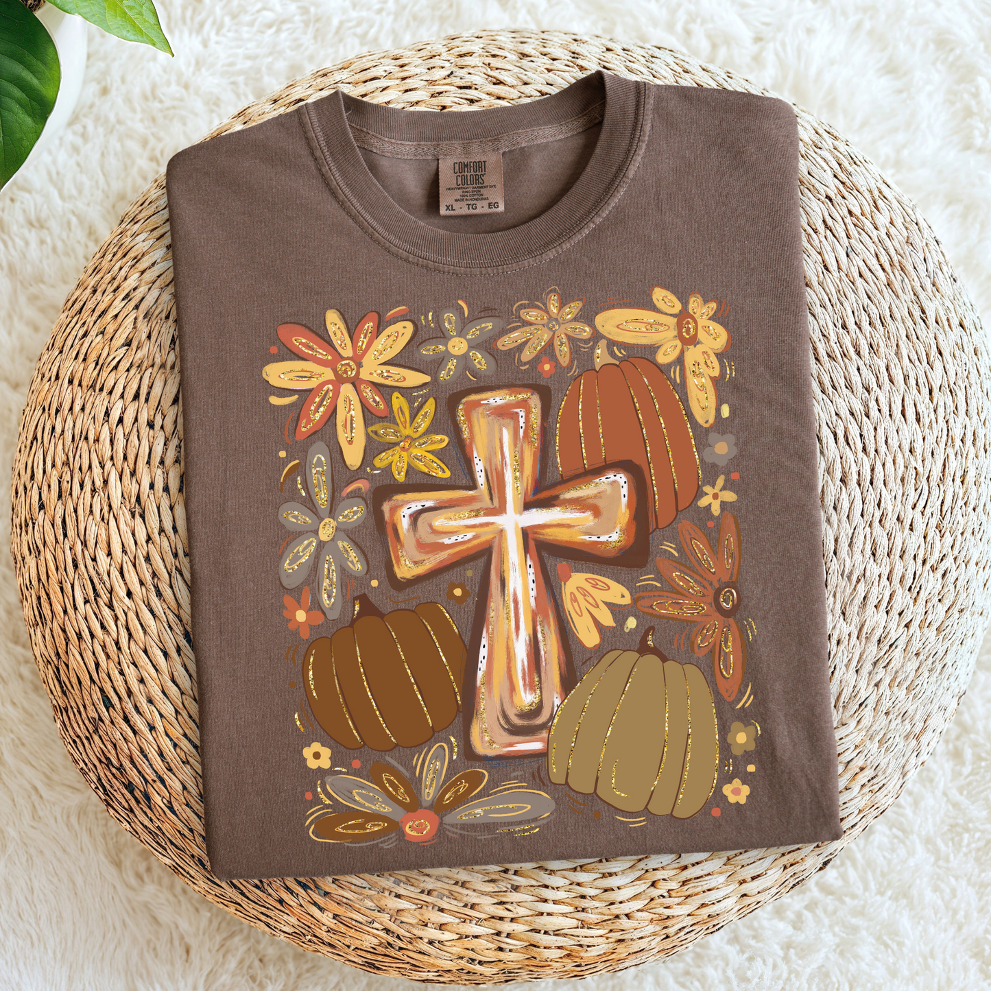 Brushstroke Cross Pumpkins